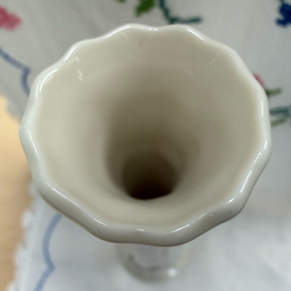 Lenox Woodland Bud Cream Vase Fine China 11” - Picture 3 of 7